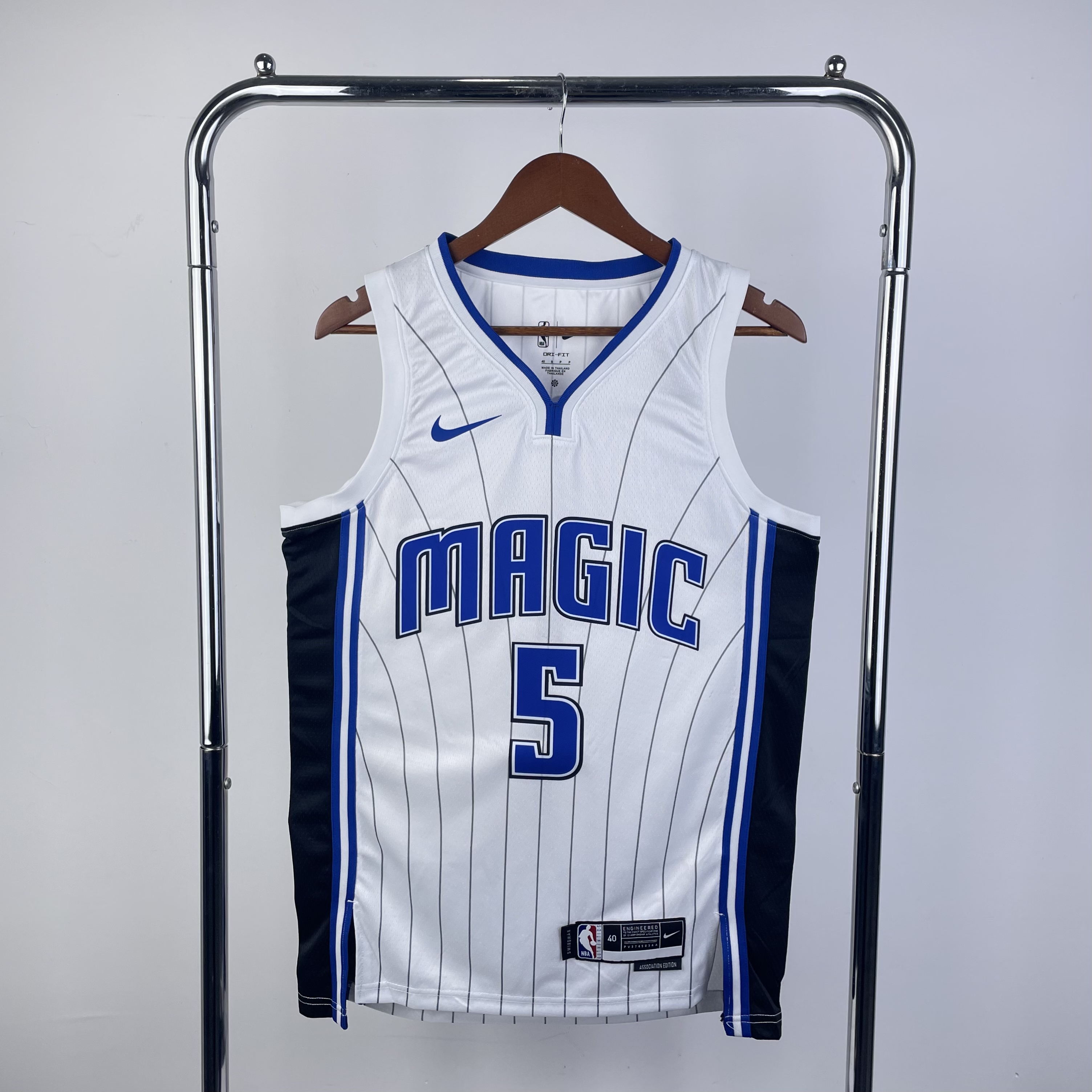 Men Orlando Magic #5 Banchero White Season Nike 2023 NBA Jersey->orlando magic->NBA Jersey